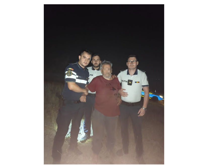 Polițiști din Tulcea caută bărbat dispărut în zona periferică a localității