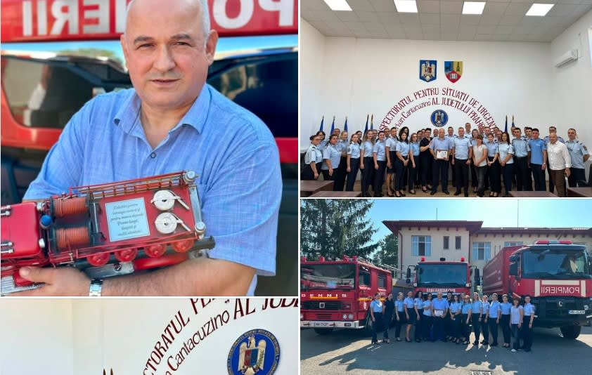 Maistrul militar principal Tiu Cosmin se retrage după peste 32 de ani în serviciul pompierilor prahoveni