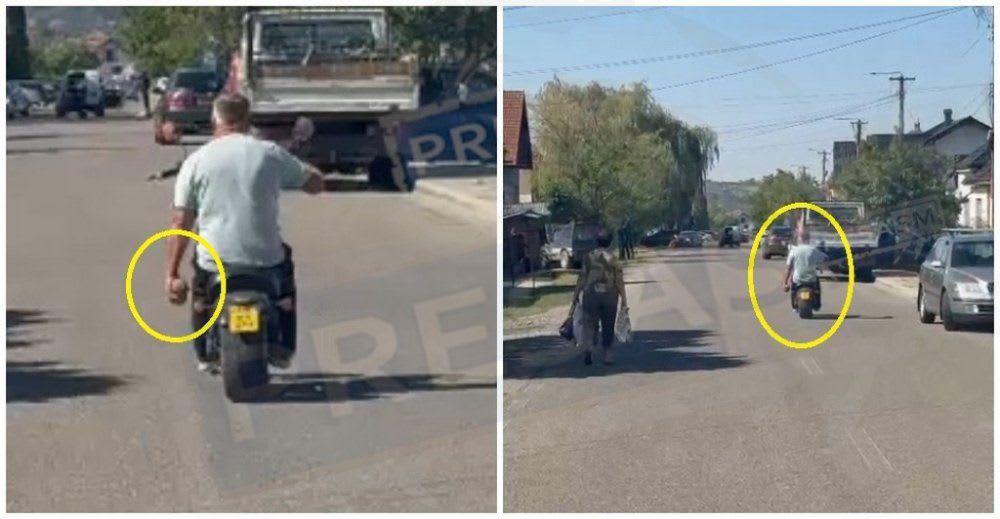 Un viceprimar din Satu Mare a dus cu scuterul un obuz la poliție, după descoperire