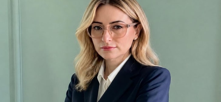 Adina Hanza în timpul unei întâlniri de management