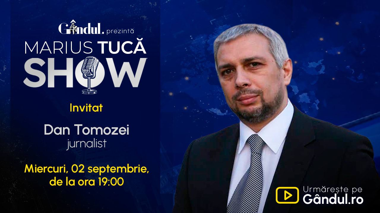 Dan Tomozei în studio, emisiune live pe Gândul Dan Tomozei în studio, emisiune live pe Gândul