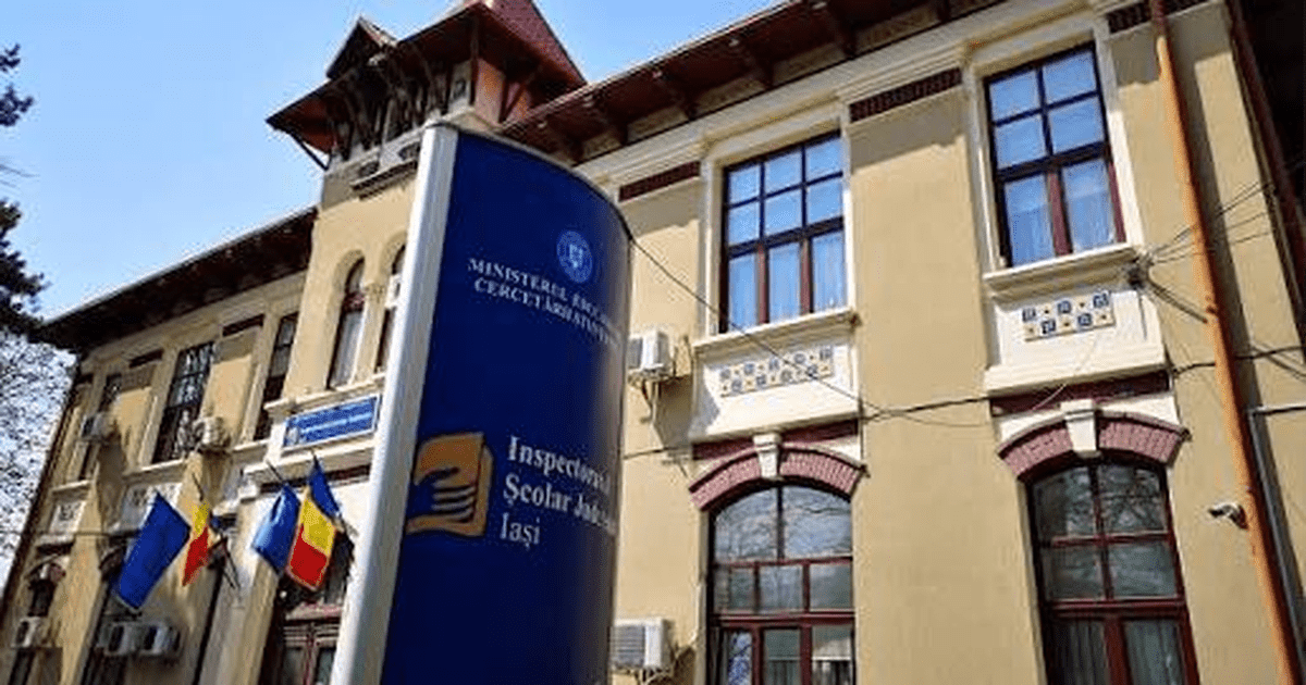 Anul școlar 2026-2027 începe cu schimbări la ISJ Iași. Cine sunt noii șefi și ce directori au fost numiți la două unități importante