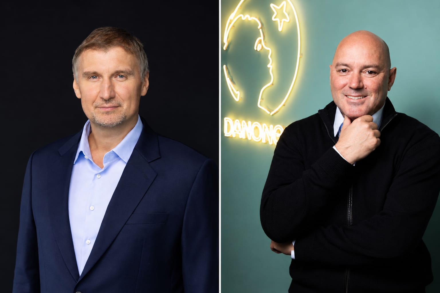 conferință de presă cu reprezentanți Danone, fabrică modernizată