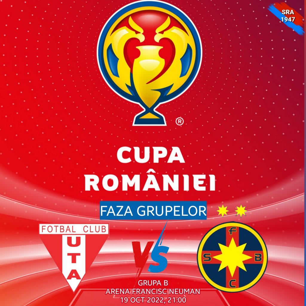 UTA debutează în Cupa României cu meci în Valea Jiului