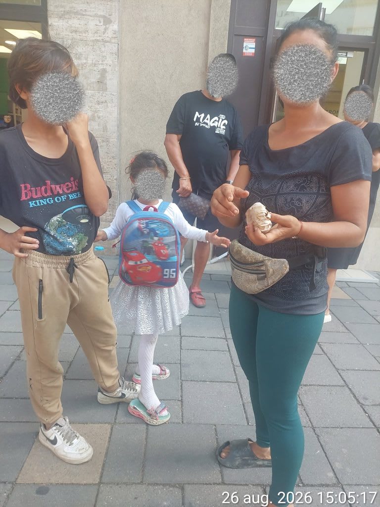 Două femei și șase minori, prinși la cerșit în Târgu Mureș de polițiști locali