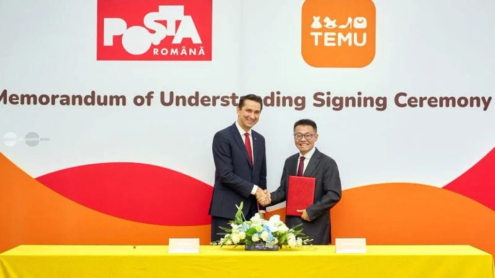 Poșta Română și Temu a semnat parteneriat pentru servicii logistice în România