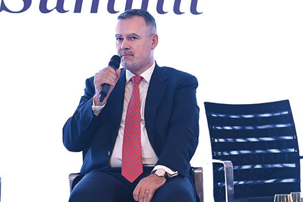 Nicușor Dan în discurs, imagine oficială Nicușor Dan în discurs, imagine oficială