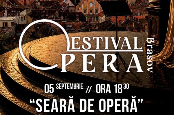 Sala Operei Brașov, spectacol de operă, soliști și orchestră Sala Operei Brașov, spectacol de operă, soliști și orchestră