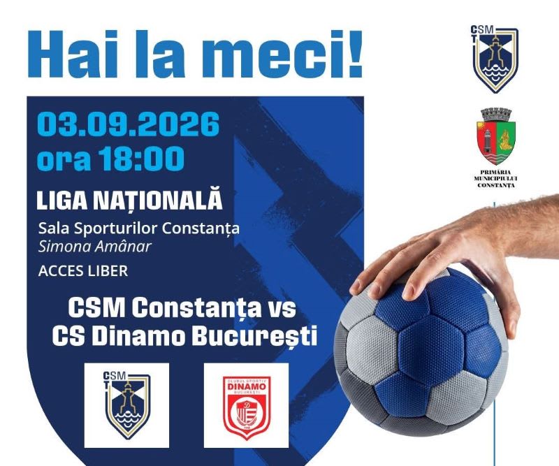 Meci de handbal între CSM Constanța și Dinamo București
