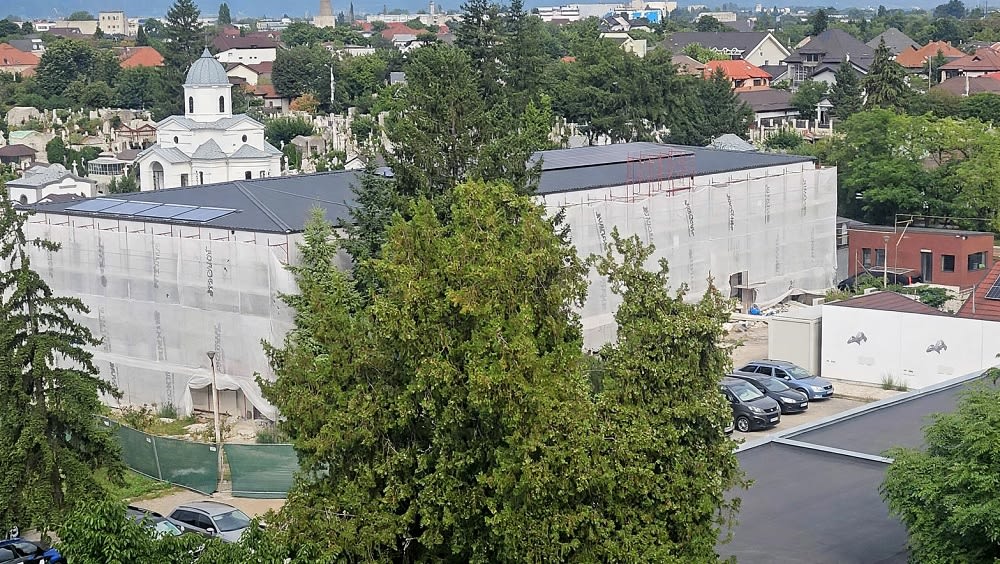 Lucrări în curs la noul sediu al Consiliului Județean Buzău