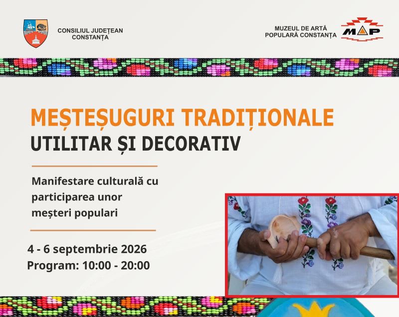 meșteri populari din țară la Muzeul de Artă Populară Constanța meșteri populari din țară la Muzeul de Artă Populară Constanța