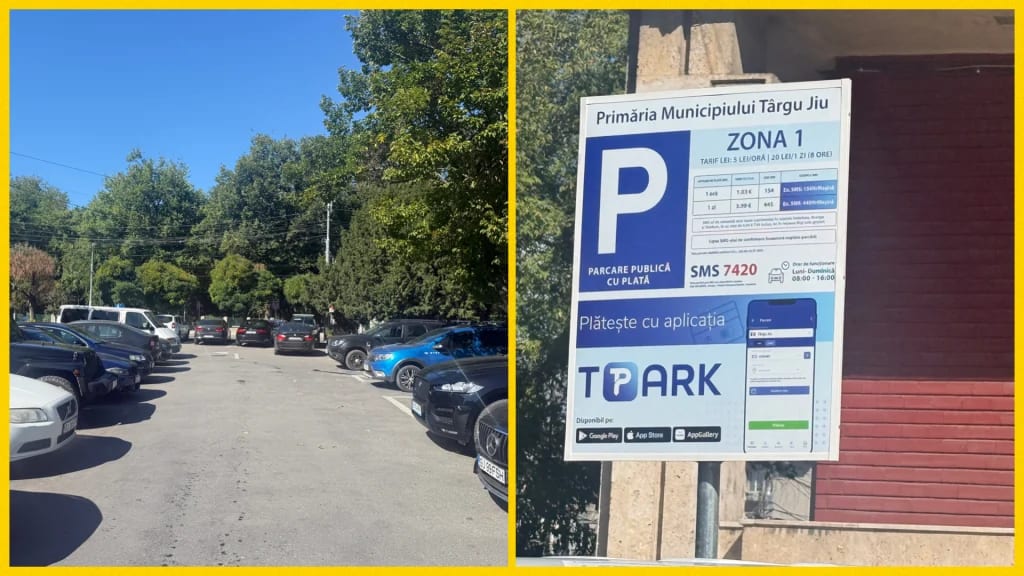 Aplicația de parcări din Târgu Jiu, criticată pentru lipsa funcției de căutare