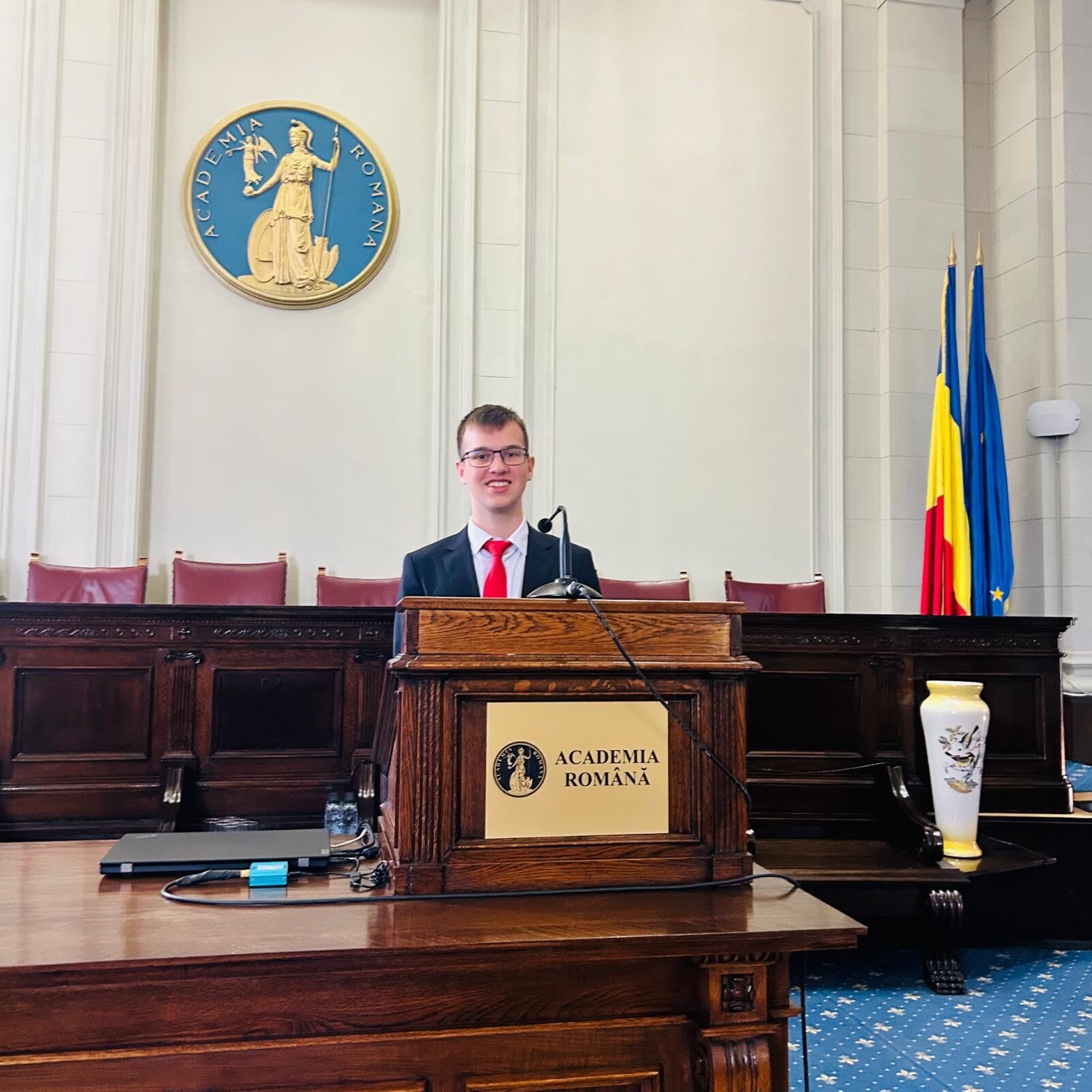 Luca Mureșan Valentin, bursier al Academiei Române pentru a treia oară consecutiv