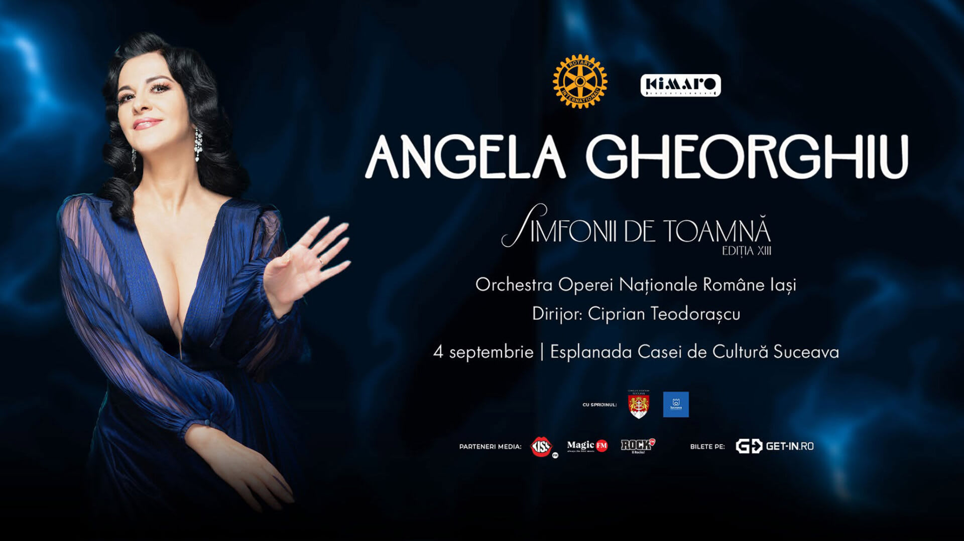 eveniment cultural în Suceava, președinte și artiști pe scenă eveniment cultural în Suceava, președinte și artiști pe scenă