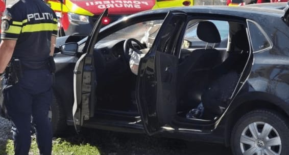 accident rutier pe E85, TIR și mașini implicate, femeie rănită accident rutier pe E85, TIR și mașini implicate, femeie rănită