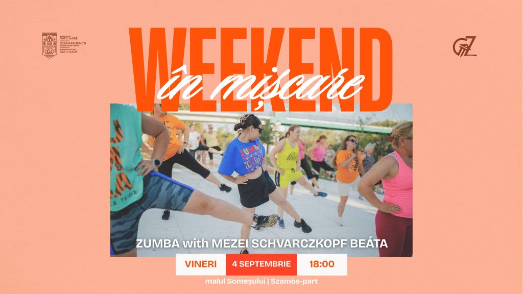 participanți la Zumba pe malul Someșului, dans în aer liber participanți la Zumba pe malul Someșului, dans în aer liber
