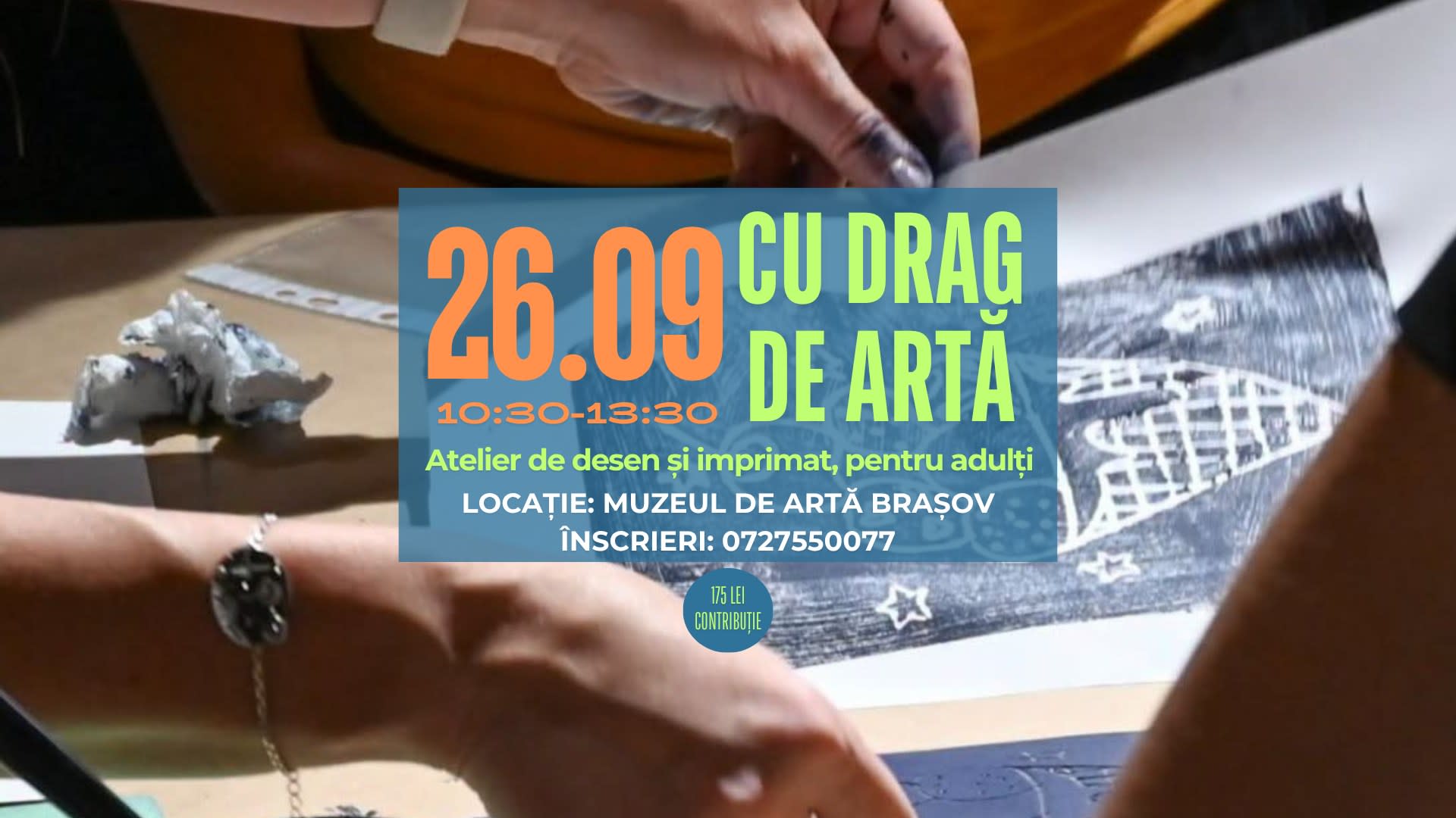 atelier de desen și imprimare la Muzeul de Artă Brașov atelier de desen și imprimare la Muzeul de Artă Brașov