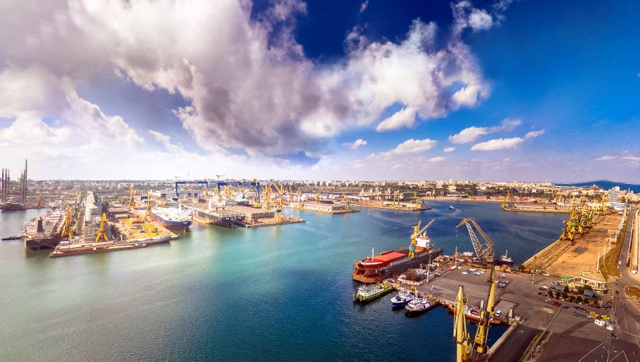 port maritim în Constanța, activitate economică