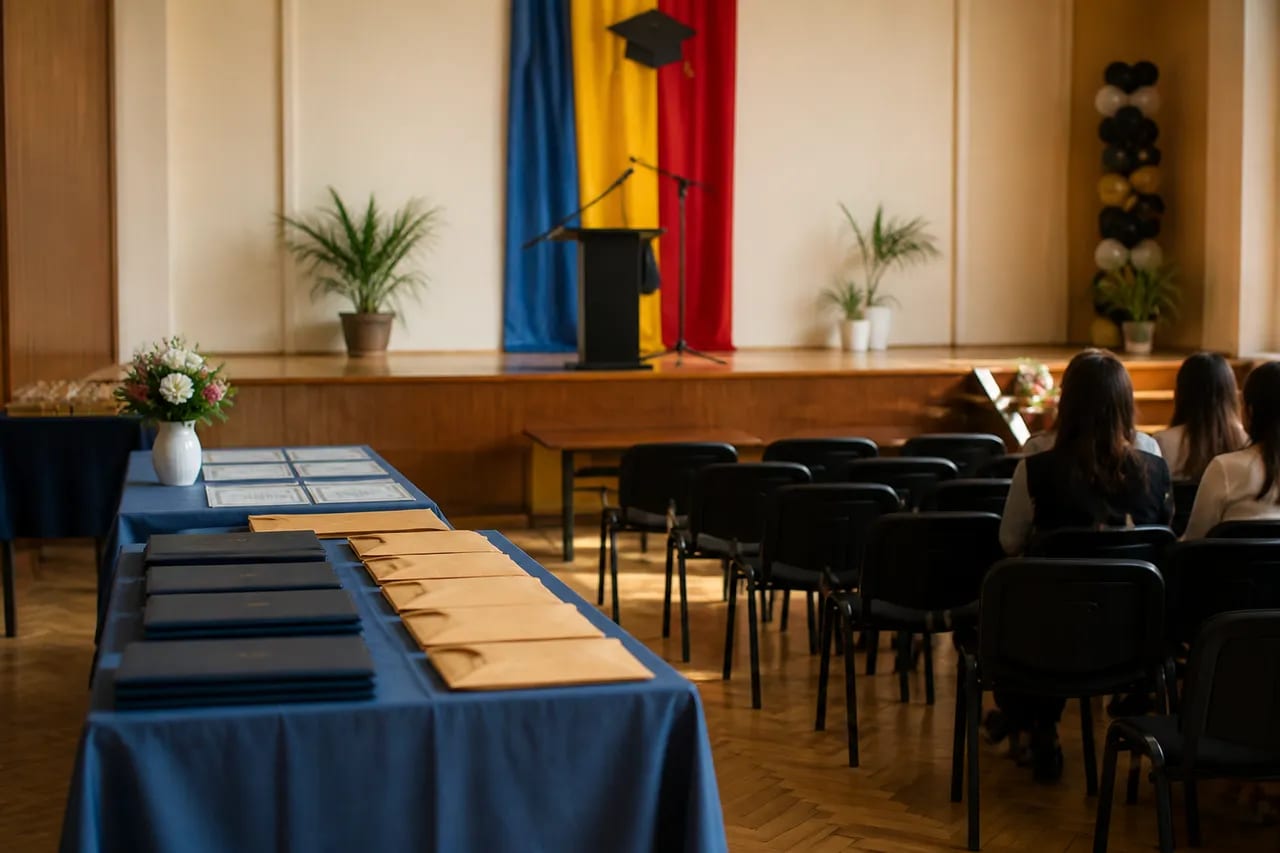 Trei elevi din Galați primesc stimulente pentru media 10 la Bacalaureat
