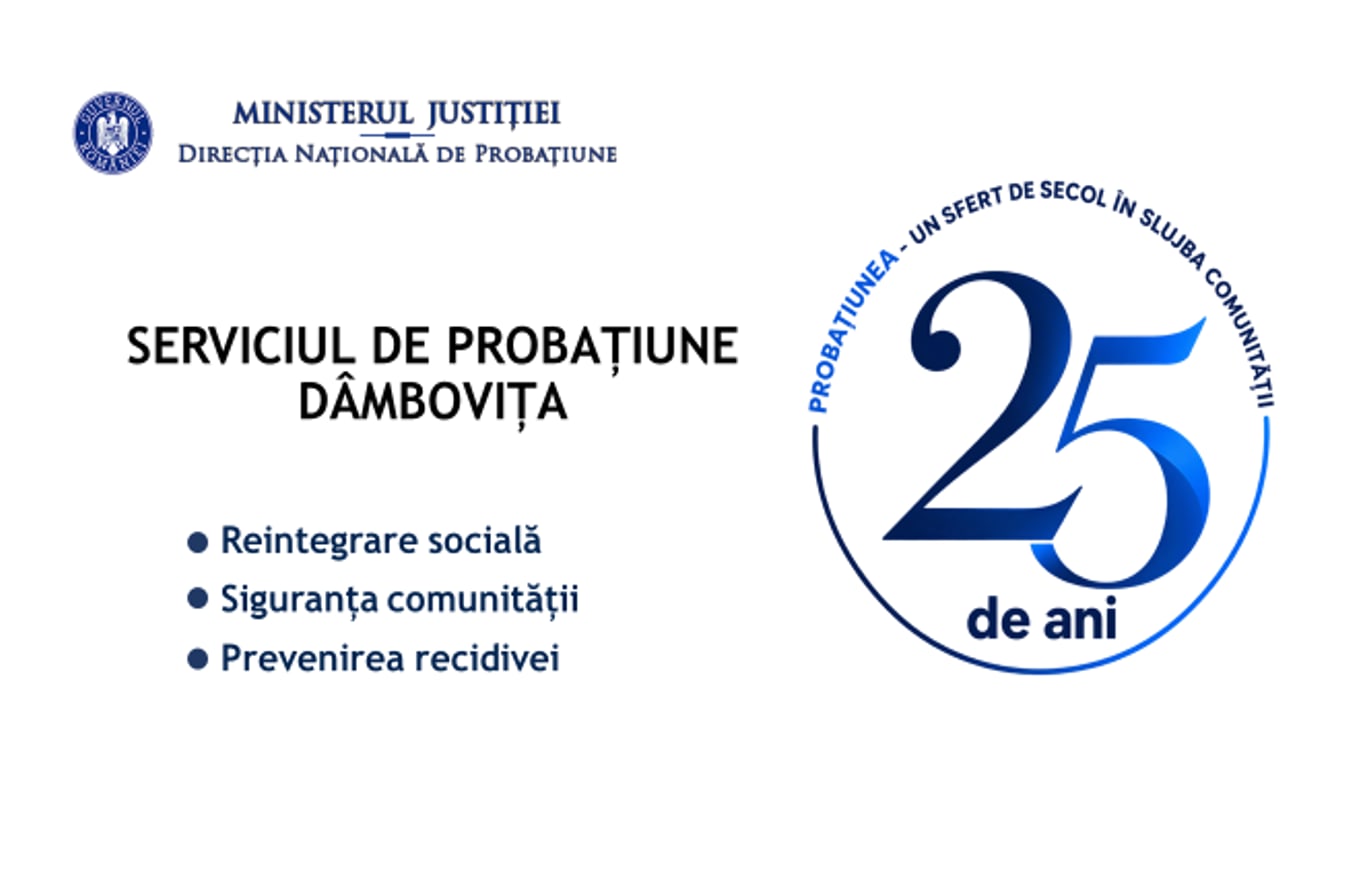 25 de ani de probațiune în România, marcând responsabilitate și reintegrare