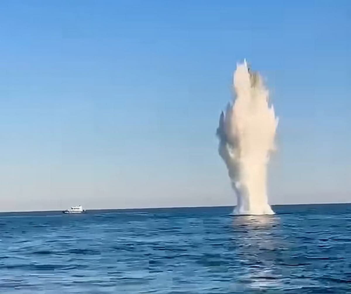 Gură de Dunăre, a doua dronă explozivă descoperită în două zile de Forțele Navale