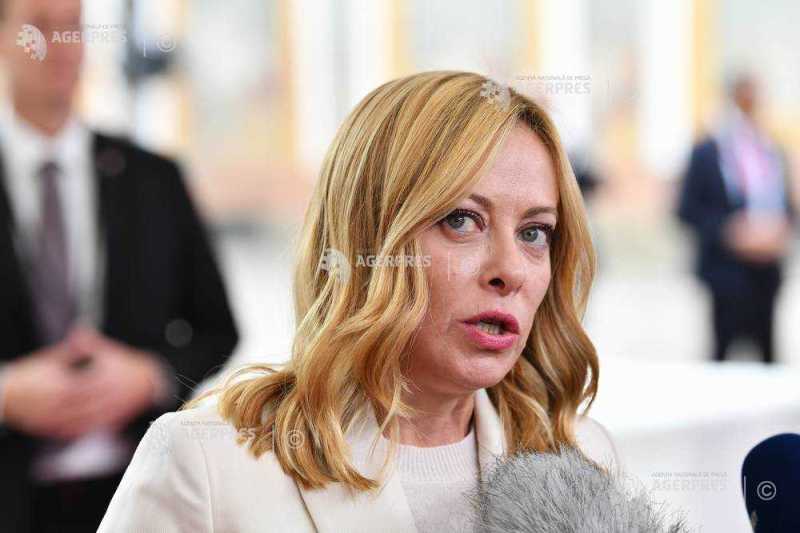 Giorgia Meloni și Nicușor Dan la eveniment oficial Giorgia Meloni și Nicușor Dan la eveniment oficial