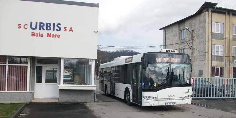 autobuz URBIS în stație, Baia Mare autobuz URBIS în stație, Baia Mare