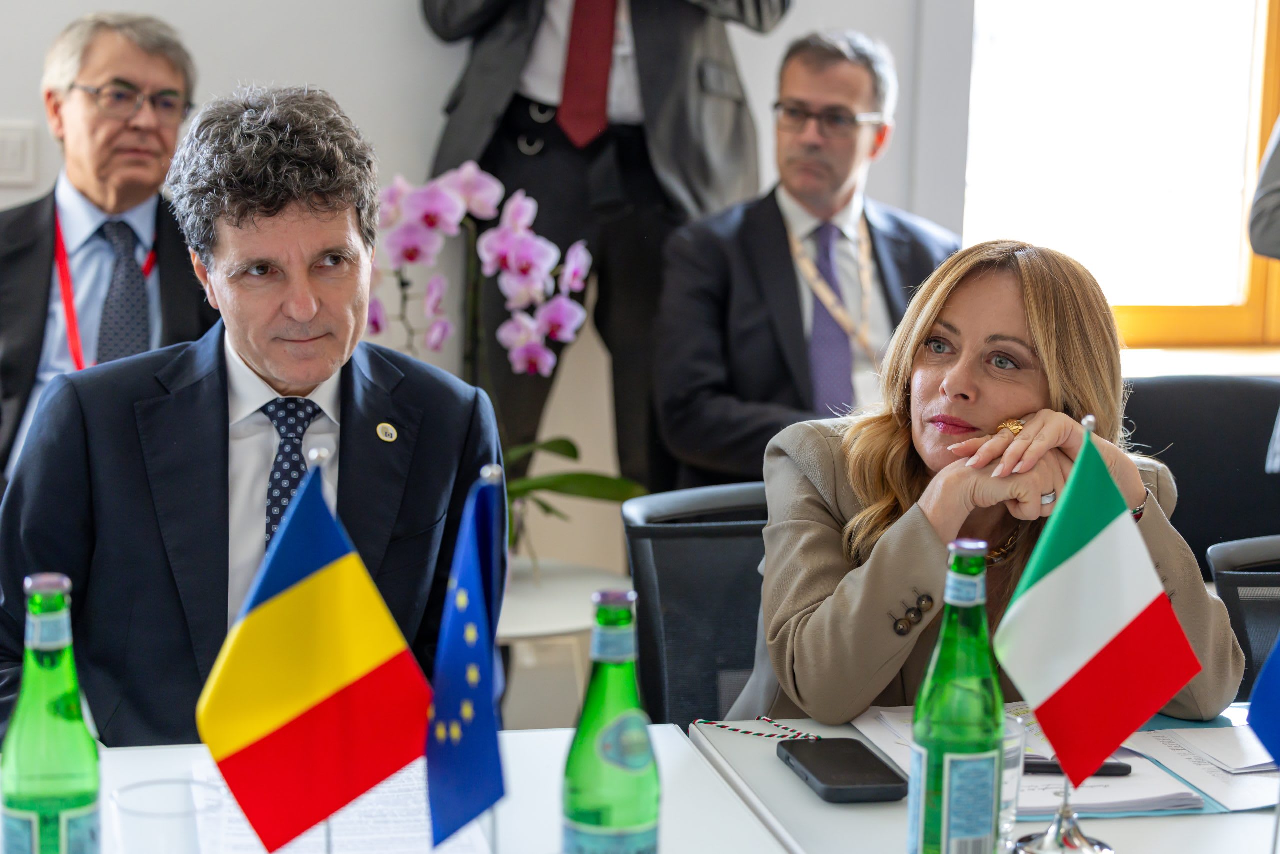 Nicușor Dan felicită pe Giorgia Meloni pentru recordul de longevitate al guvernului italian