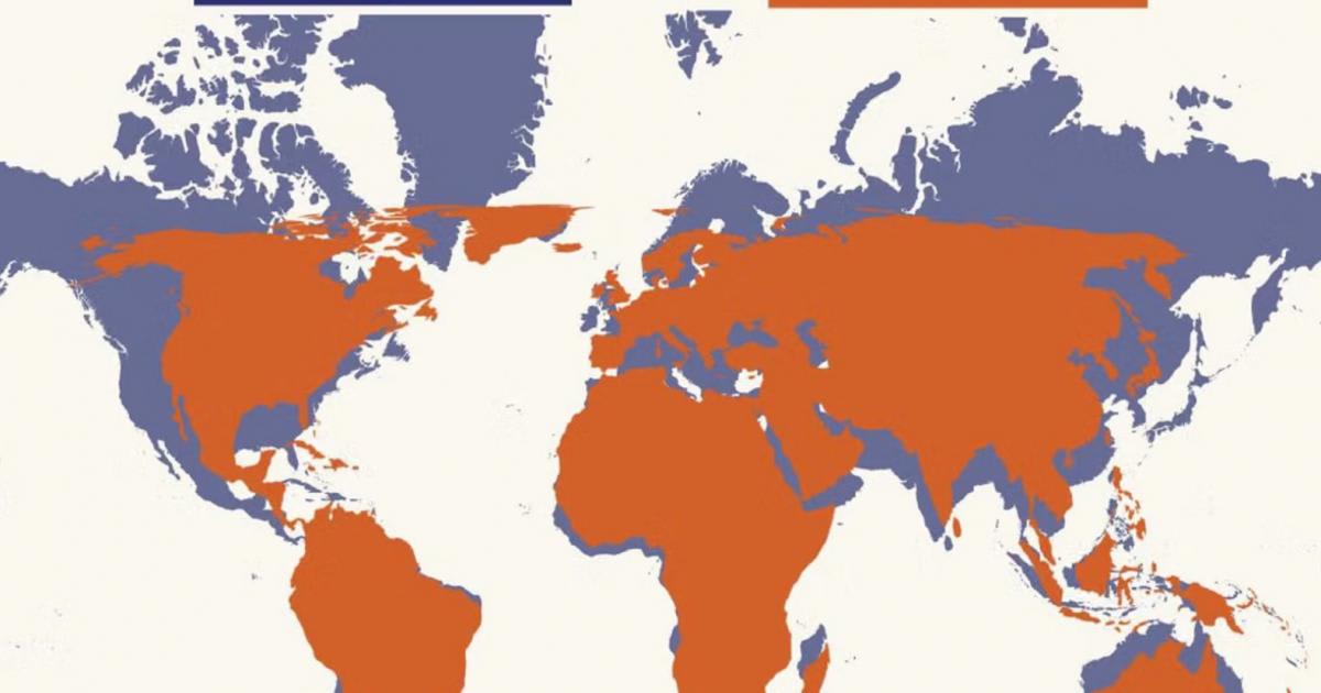 ONU a adoptat o nouă hartă mondială pentru o reprezentare mai fidelă a planetei