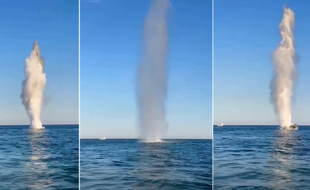 Fragment de dronă cu încărcătură explozivă, descoperit lângă Sulina și neutralizat de Forțele Navale