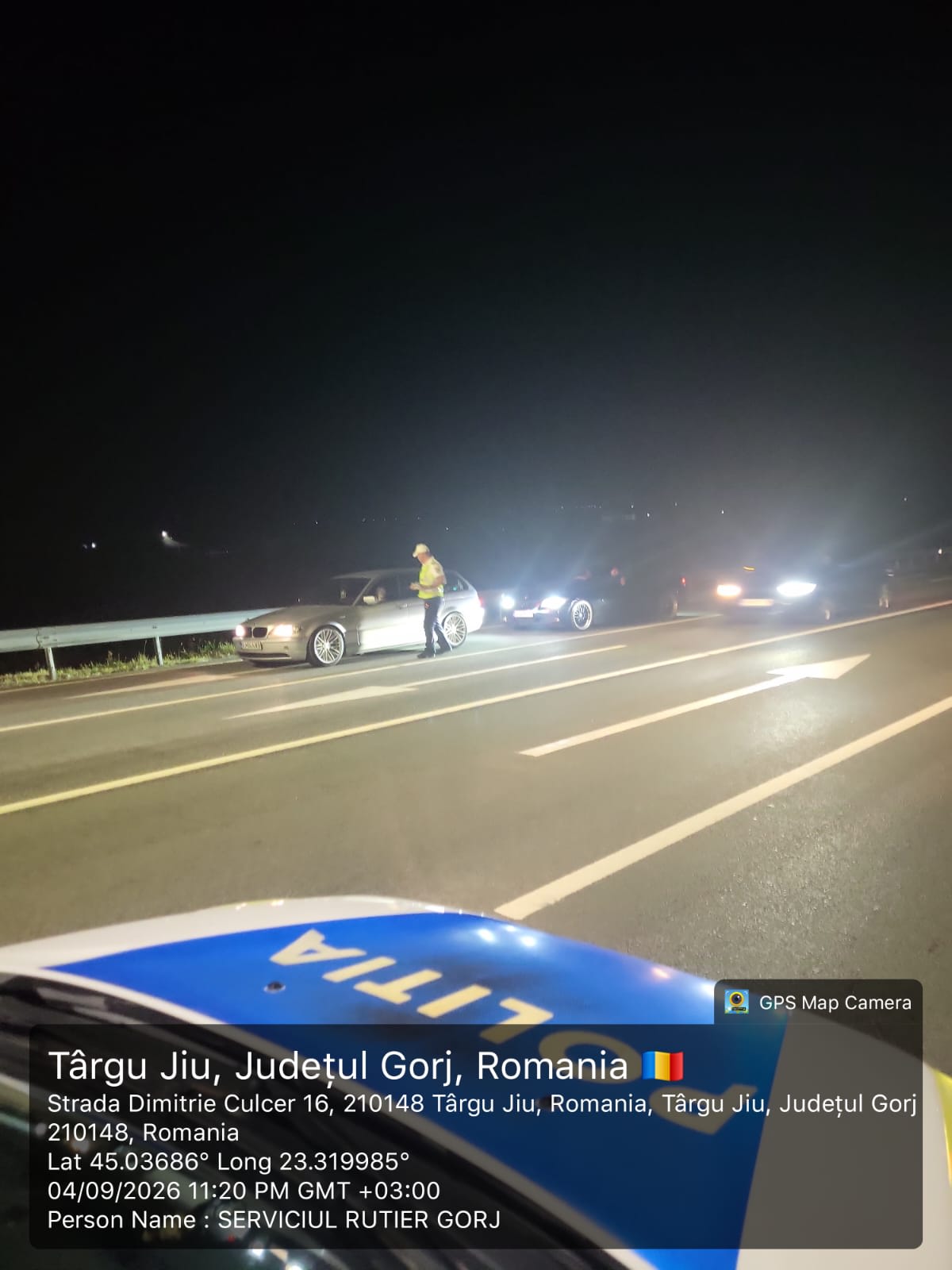 Cinci permise reținute în urma unei acțiuni de patru ore a polițiștilor rutieri din Târgu Jiu