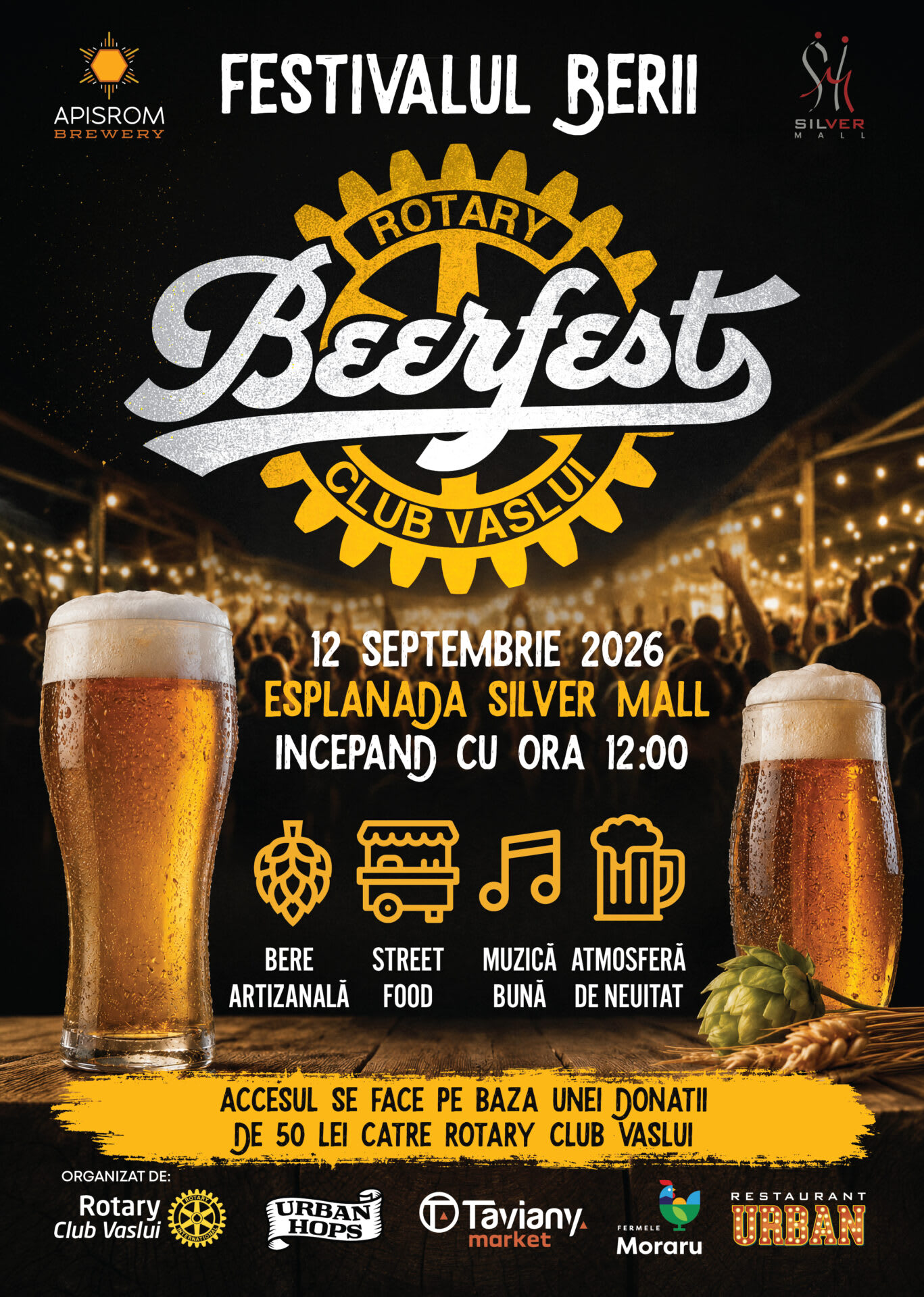 Festival de bere artizanală și distracție la Silver Mall Vaslui Festival de bere artizanală și distracție la Silver Mall Vaslui