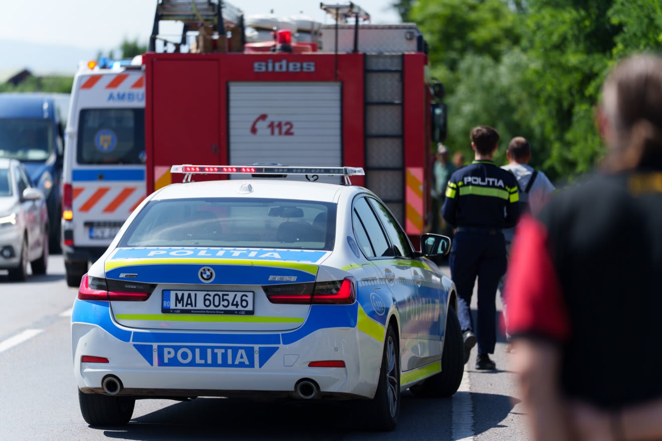 mașini avariate după accident în Marosvásárhely mașini avariate după accident în Marosvásárhely