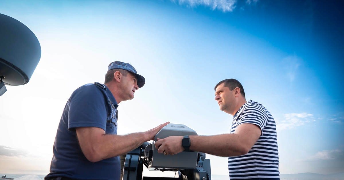 corvetă militară în portul Constanța, nava de luptă