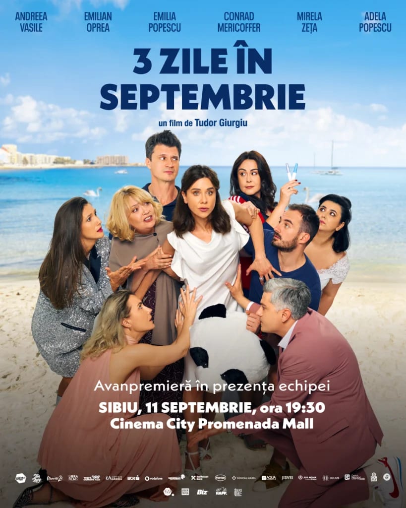 regizor Tudor Giurgiu și actori la proiecție film Sibiu regizor Tudor Giurgiu și actori la proiecție film Sibiu
