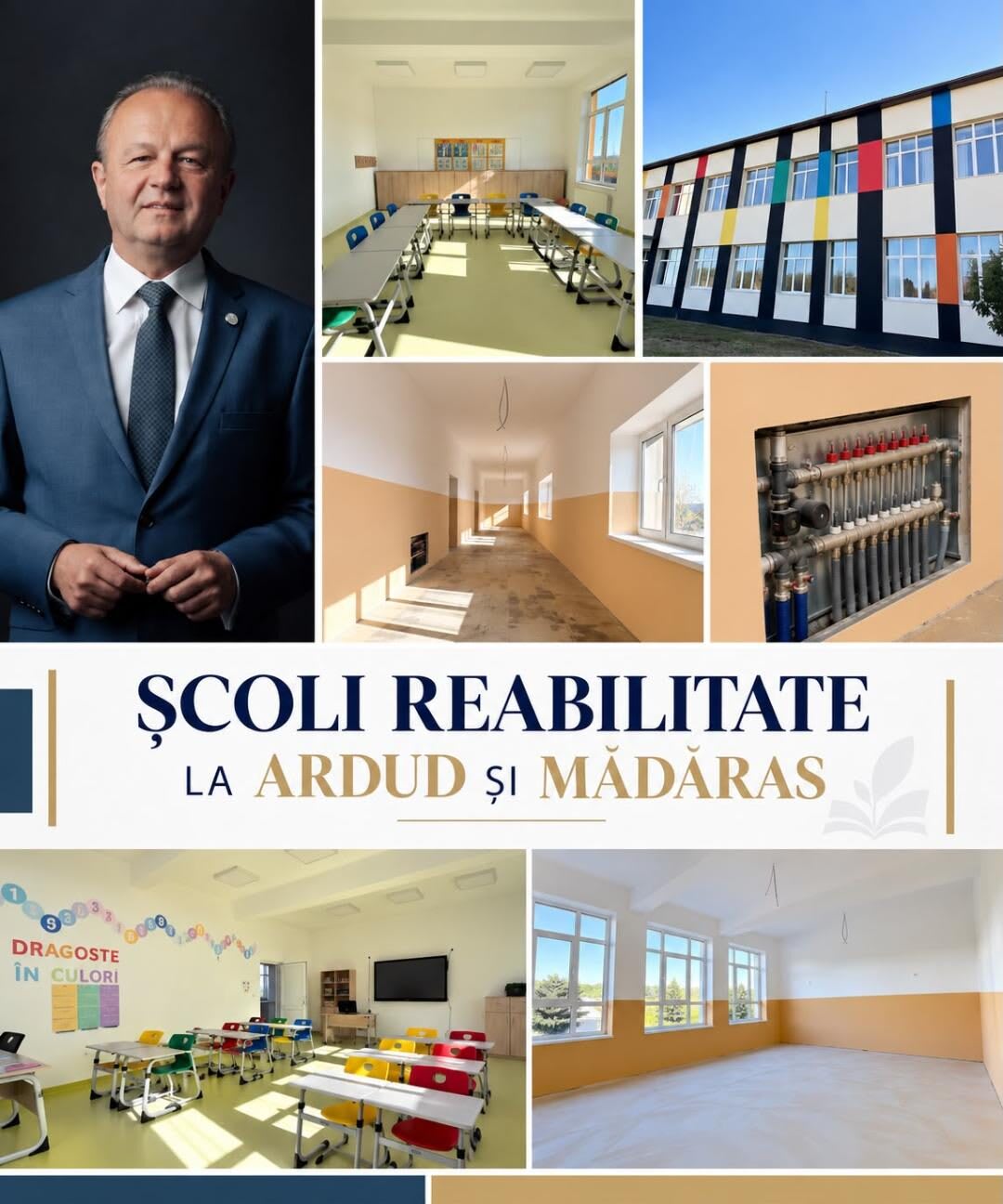 Investiții în educație: școlile din Ardud și Mădăras reabilitate