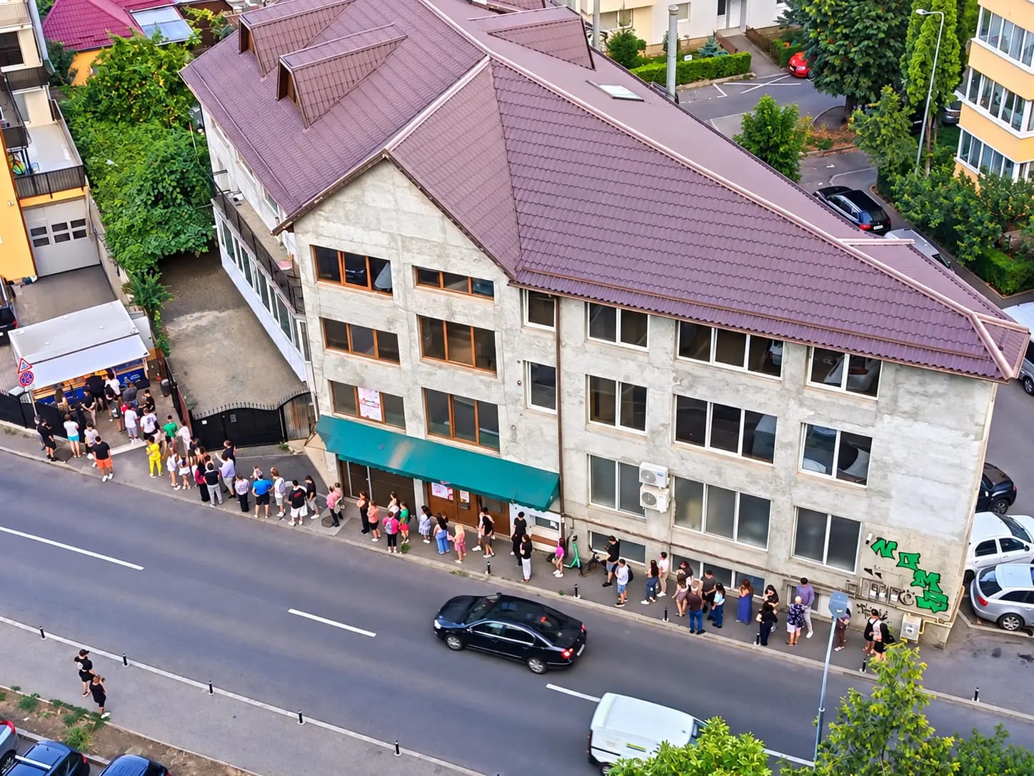 Coadă la Lu’ Sweets din Cluj. Cofetăria de pe Mehedinți atrage zeci de clienți