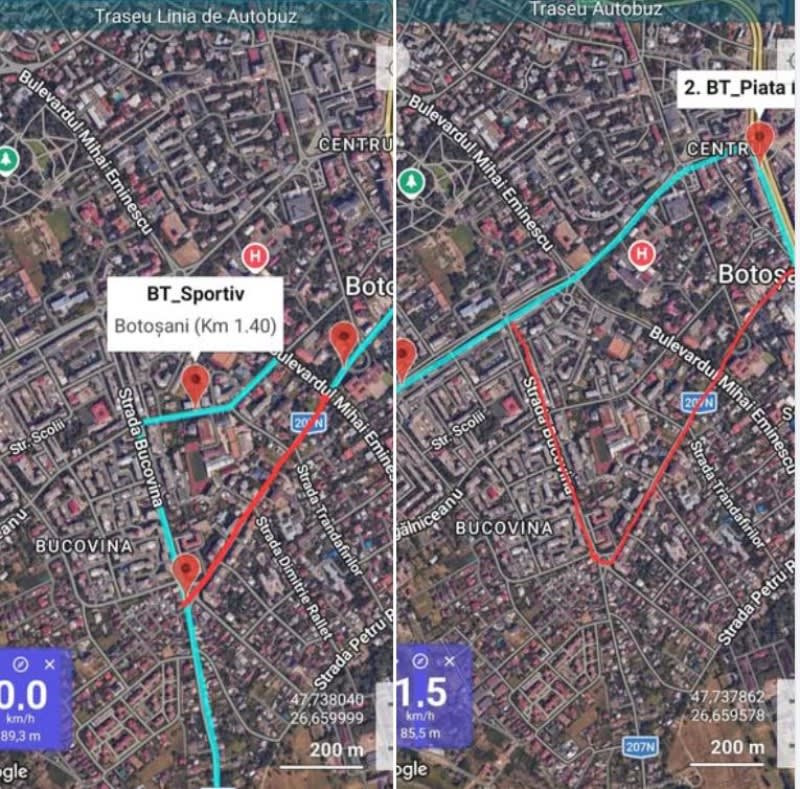 Deviere a traseelor autobuzelor în Botoșani: modificări pe 6 septembrie