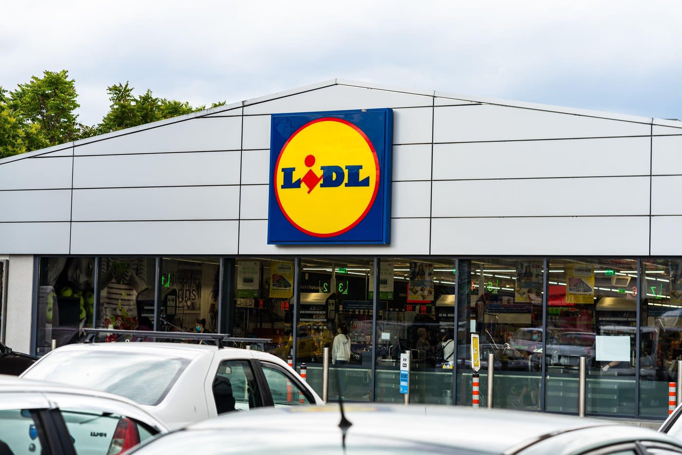 magazin Lidl în construcție în Bistrița