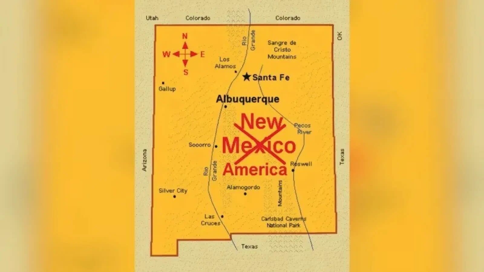 Donald Trump propune redenumirea statului New Mexico în «New America»