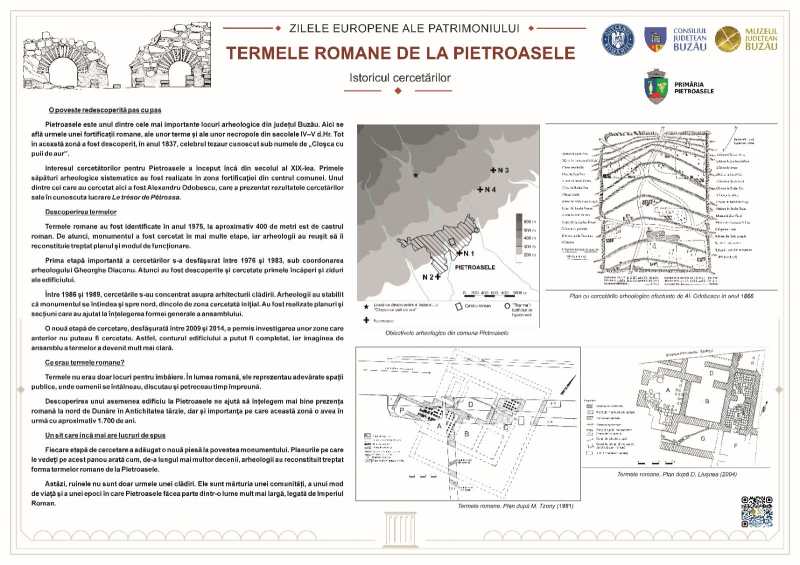Buzău: Expoziție la Termele romane de la Pietroasele cu ocazia Zilelor Patrimoniului