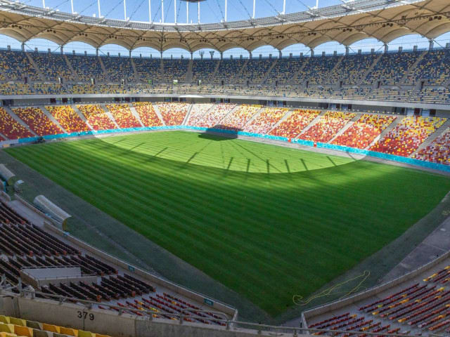 stadion Arena Națională, gazon nou, evenimente în desfășurare stadion Arena Națională, gazon nou, evenimente în desfășurare