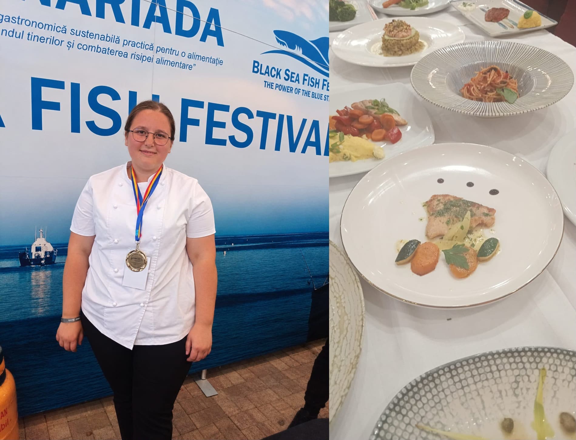 Elena-Lidia Avasiloaiei cu medalia de aur la festival