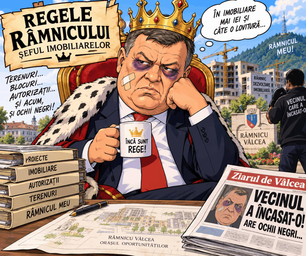 Regele Râmnicului, implicat în zvonuri despre ochi negri și bătaie
