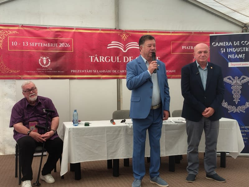 Deschiderea celei de-a XVI-a ediții a Târgului de Carte din Piatra Neamț: 14 edituri, 100 de lansări