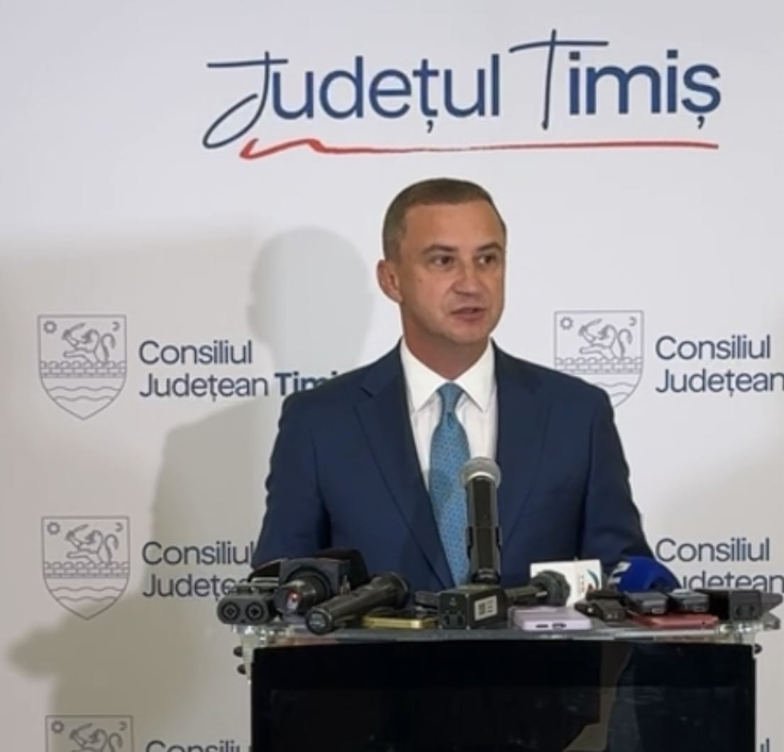 Alfred Simonis, lider PSD Timiș, în discurs public