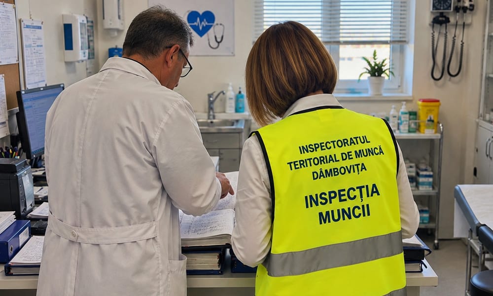 Inspectoratul Teritorial de Muncă Dâmbovița a verificat 23 de angajatori din domeniul medical
