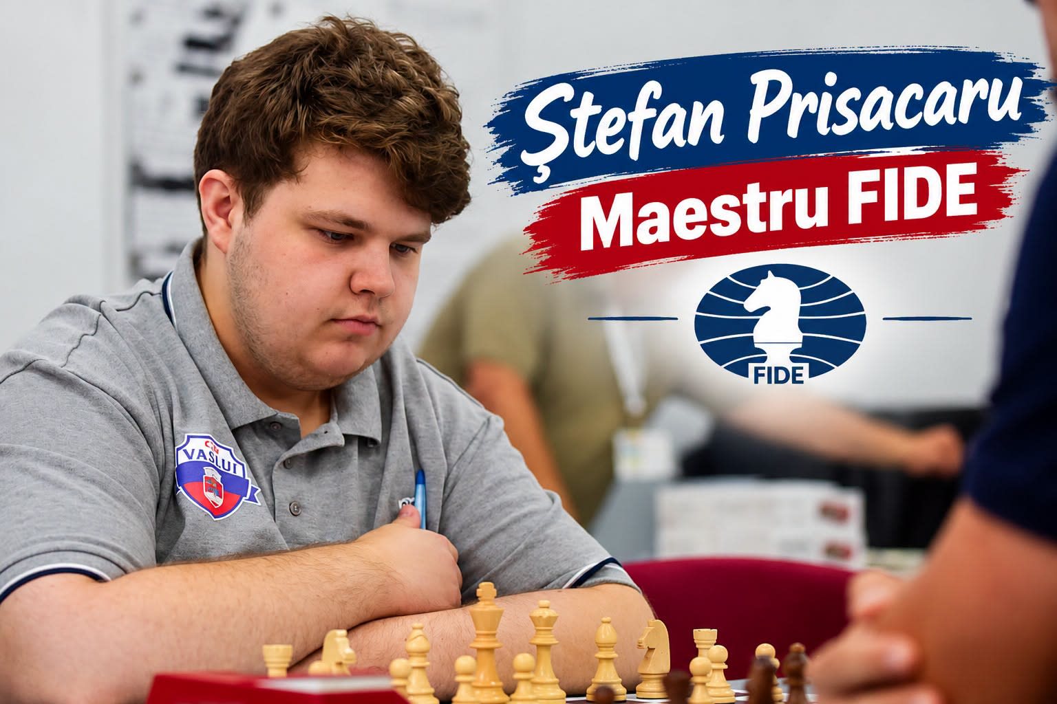 portretul lui Ștefan Prisăcaru, sportiv vasluian de șah portretul lui Ștefan Prisăcaru, sportiv vasluian de șah