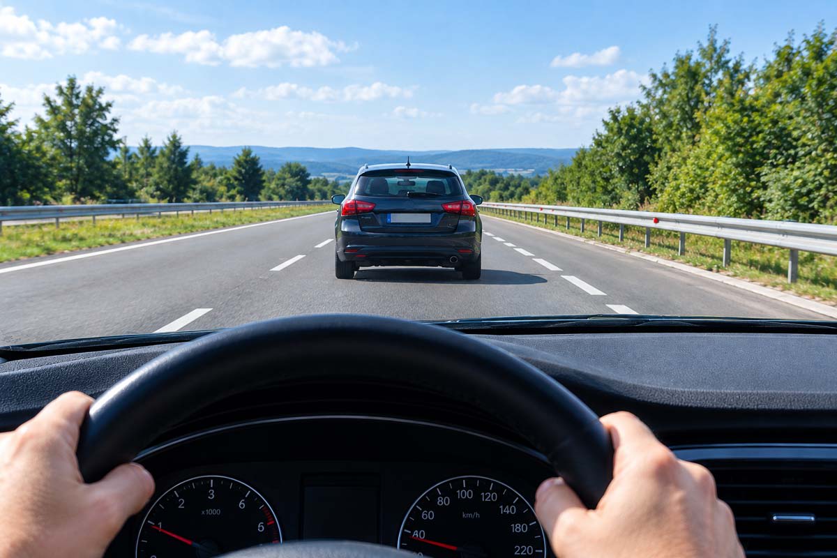 Regula celor două secunde, o metodă simplă pentru siguranța în trafic