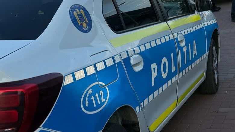 Polițiști verificând un autoturism Mercedes-Benz în Vicovu de Sus Polițiști verificând un autoturism Mercedes-Benz în Vicovu de Sus
